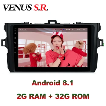 

VenusSR Android 8.1 IPS Screen 2G+32G 8 CORE Car DVD Player GPS Navigation Multimedia For Toyota Corolla Radio 2008-2013