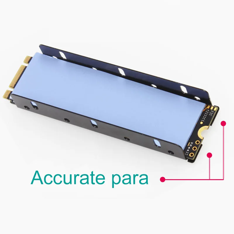 Вентилятор охлаждения двухсторонний радиатор Ssd алюминиевый лист теплопроводность Кремниевая пластина охлаждающий вентилятор Радиатор Охлаждающие аксессуары
