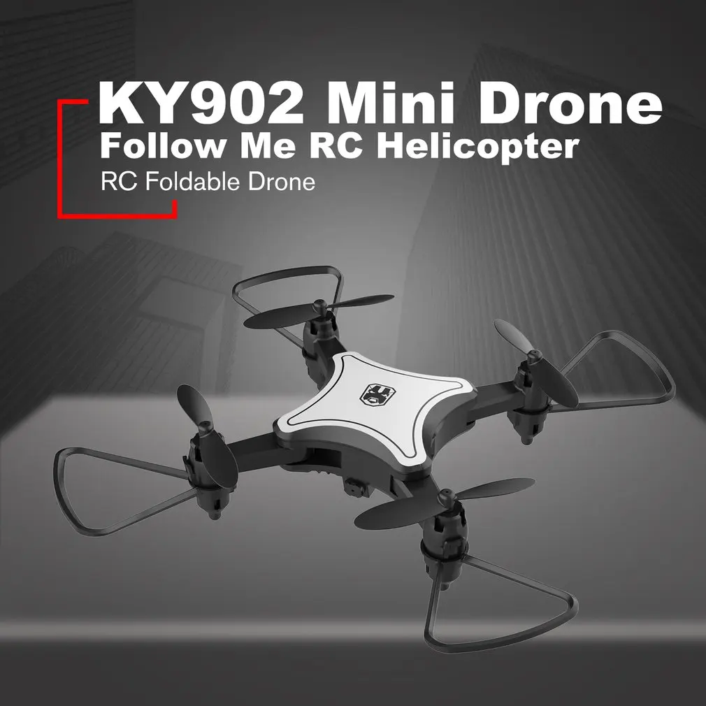 KY902 мини-Дрон с камерой 720 P, складные дроны, четырехосевой вертолет, один ключ возврата, FPV Follow Me, RC вертолет, игрушки для мальчиков