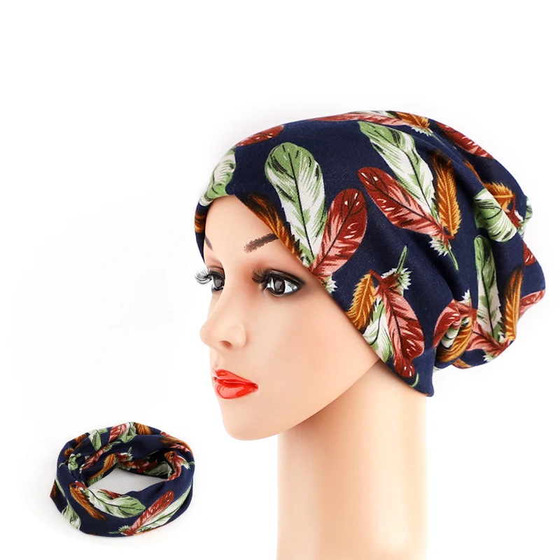 5008 4-Wearing-Way Beanie, женская зимняя шапка, шапка, шарф бесконечности, тюрбан, головной убор, конский хвост, шапки, модная повседневная мужская шапка, вязаная крючком - Цвет: 5008