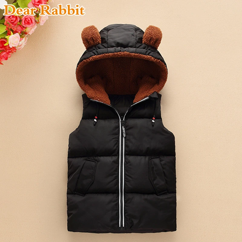 

Winter Sleeveless Kids Vest Boys Outerwear Spring Warm Children Vests Autumn Waistcoats Liner Jacket Coat for 2-9 Years clothes