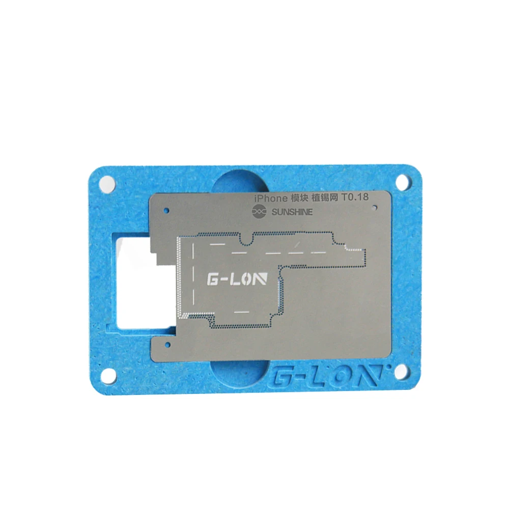 SS-032 средний слой платы BGA трафарет завод Оловянная платформа для iPhone X ремонт материнской платы с SP-X флюс паяльной пасты
