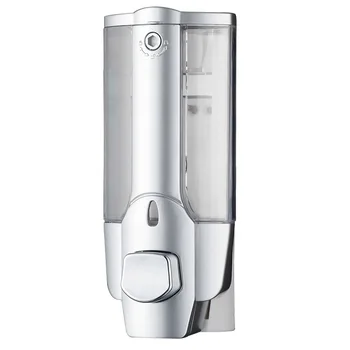 

350ml Soap Dispenser Wall Mount Shower Shampoo Liquid Dispenser Containers With Lock Soap Bottle Washroom Bathroom Accessories