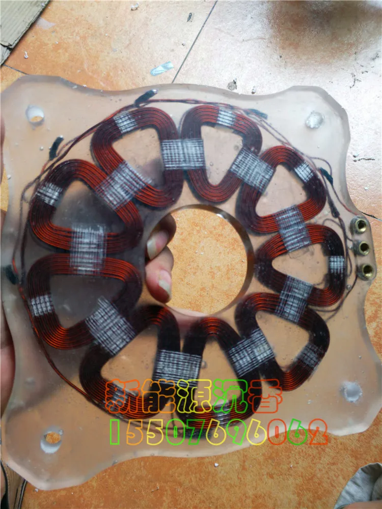 Исследования свободной энергии DIY дисковый генератор без сердечника катушки полая катушка ветрогенератор
