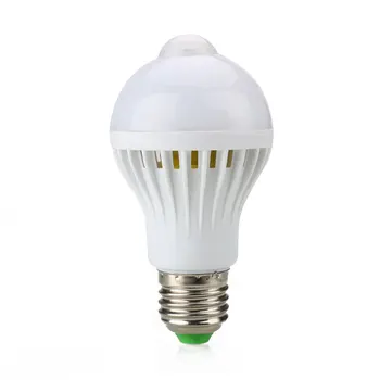 

5W E27 LED Bubble Bulb Infrared Sensor Light 85-265V Water Drop Bright