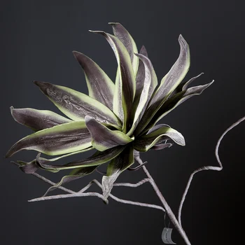 

DIY Projects Artificial Flower Arrangement Material Flowers HDPE Green Plant Tiger Orchid Plant Large Foam Fake Flower Agave
