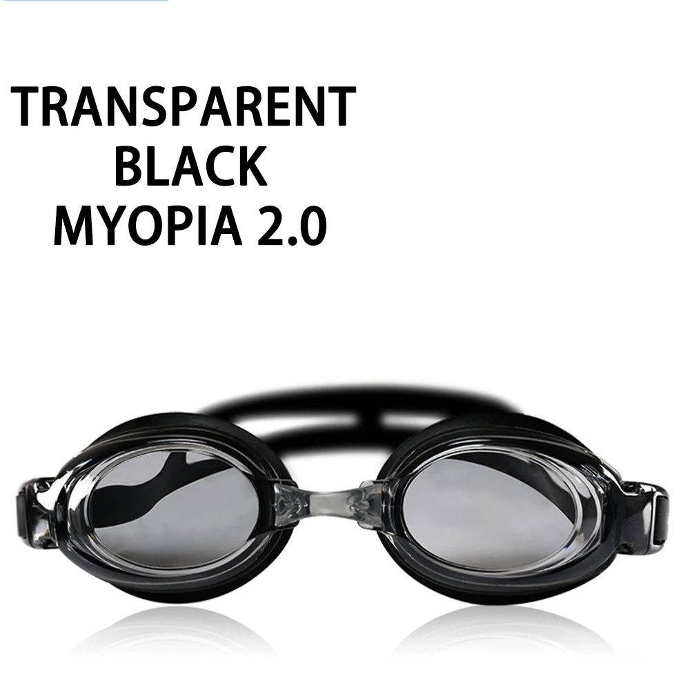 Myopia 200 Оптическая близорукость плавательные очки 200-800 градусов взрослые очки по рецепту Силиконовые противотуманные водные диоптрий плавательные очки - Цвет: Myopia 200