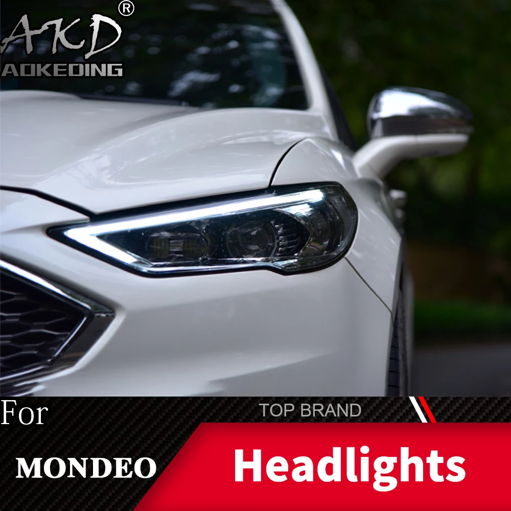 Головной фонарь для Ford Mondeo Fusion- фары Противотуманные фары Дневные ходовые огни DRL H7 светодиодный Биксеноновая лампа автомобильные аксессуары
