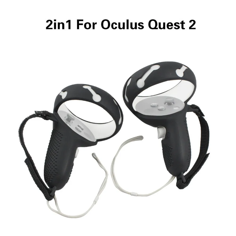 Защитный чехол 2 в 1 для Oculus Quest сенсорного контроллера оболочка суставов ремешок