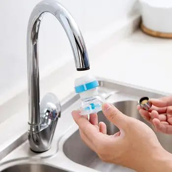 

360 Degree Rotatable Splash-Proof Tap Sprinkler Water Bubbler Swivel Head Saving Tap Faucet Sprayer Diffuser Tap Adapter Device