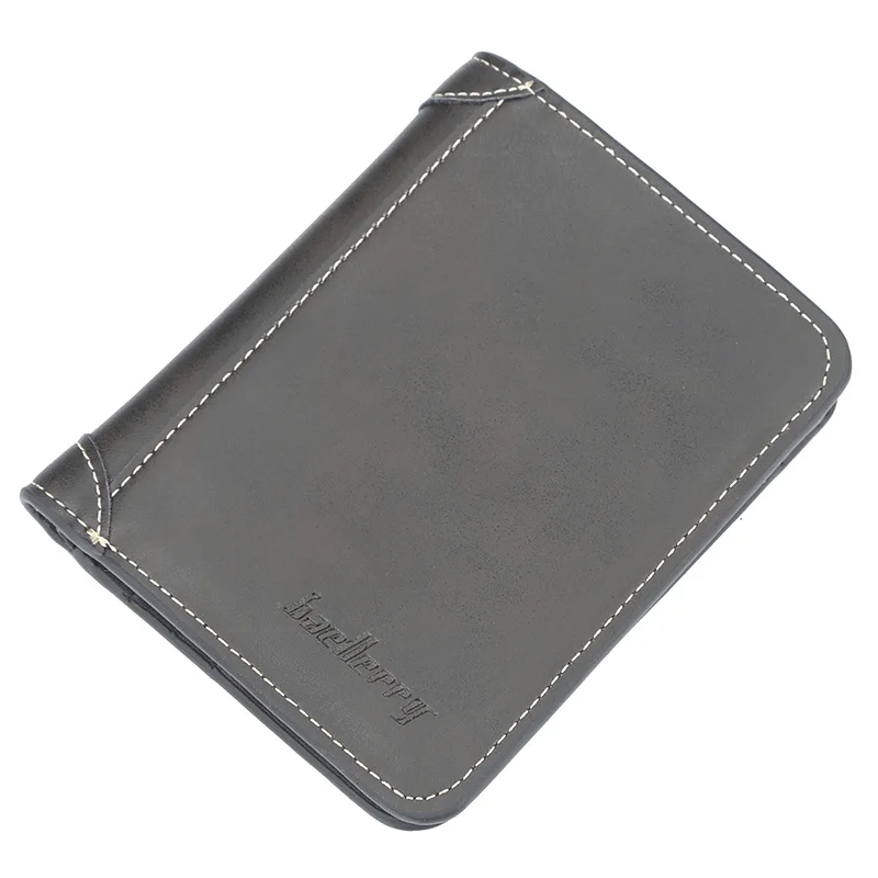 Vertical Black Сумка для денег для мужчин кошелек мужской кошелек кредитный держатель для карт короткий Vallet Partmone Small Walet Portofele Penezenka Coughs Brieftasche - Цвет: Vertical Black