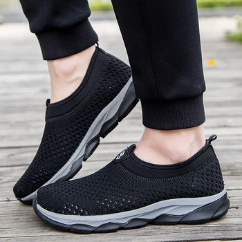 

High Quality Men Shoes Mesh Breathable Man Shoes Sneakers Lightweight Comfortable Men Sneakers Autumn Plus Size Casual