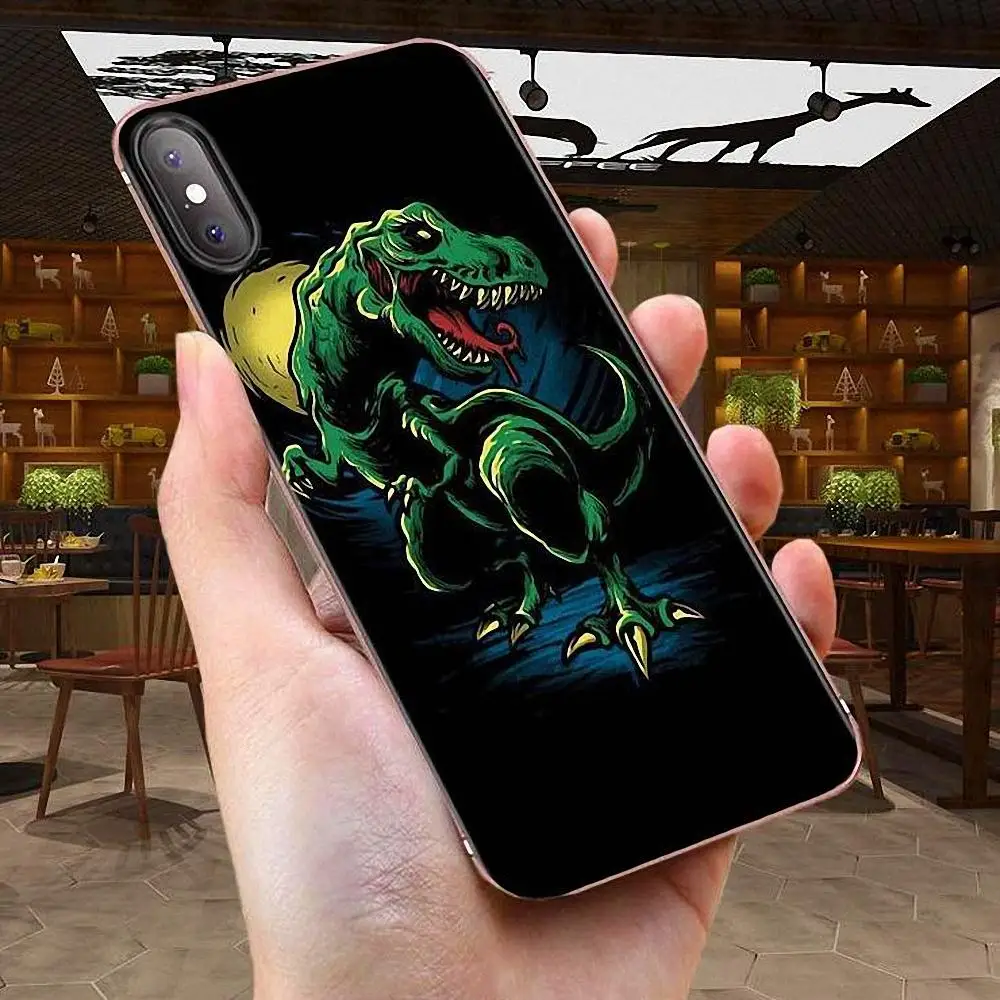 Мягкий чехол из ТПУ с мультяшным динозавром открытым ртом для Xiaomi Redmi Mi 4 7A 9T K20 CC9