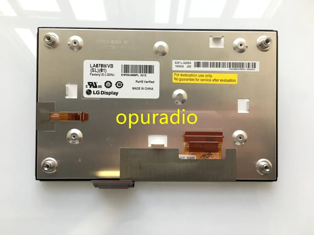 Бренд 7 дюймов Автомобильный ЖК-дисплей LA070WVB(SL)(01) LA070WVB-SL01 с конденсатором сенсорный дигитайзер для Автомобильная dvd-навигационная система авто