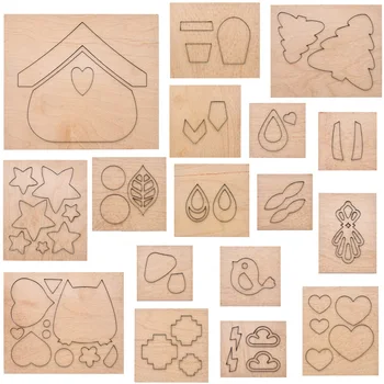 

Chzimade Leather Cutting Dies Mould Diy House Clouds Wooden Dies Cutter For Leather Crafts Handmade Tools