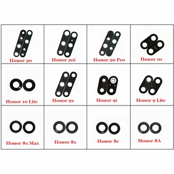 

10x Rear Back Camera Glass Lens with Sticker for For Huawei Honor 8A 8C 8X Max 10 9i 9x 9 Lite 20i 20 Pro