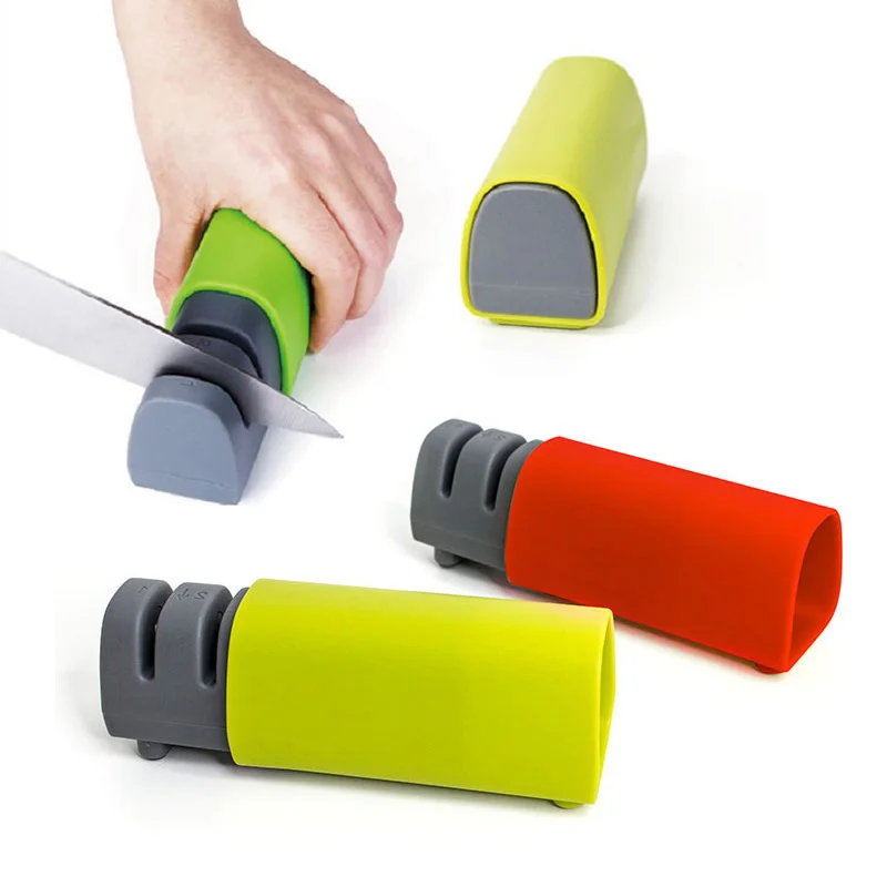 

Retractable Portable Anti-skid design plastic sharpener Manual quick sharpening grinding of knife kitchen accessories gadgets