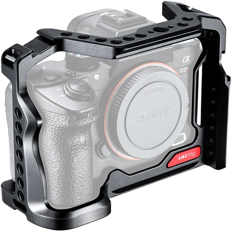 

UUrRig R063 Camera Cage for SONY A7R3 A7M3 Universal 38mm Arca Swiss Hole With 2 Cold Shoe Sony A7R3 A7M3 Camera Accessories