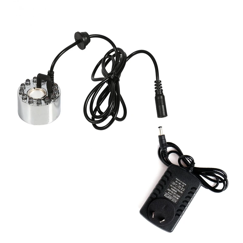 AU Plug Аквариумный распылитель, светодиодный опрыскиватель для аквариума, распылитель для фонтана, водоема, распылитель для аквариума, украшение для аквариума D35 - Цвет: AU Plug
