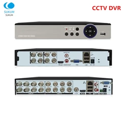 4ch 8ch 16ch cctv dvr gravador 5m n híbrido nvr xmeye app cctv gravador de vídeo digital para câmera ip analógico ahd cvi tvi 5mp