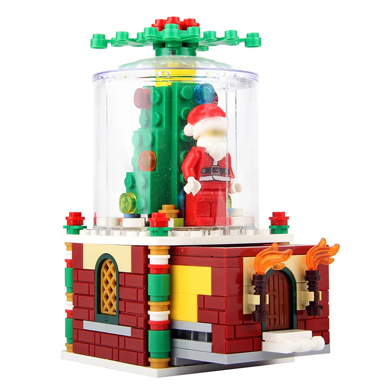 Creator-36004-The-Christmas-Glass-Ball-With-Santa-Claus-Building-Blocks-Compatible-Legoing-Creator-40223-Toys (4)