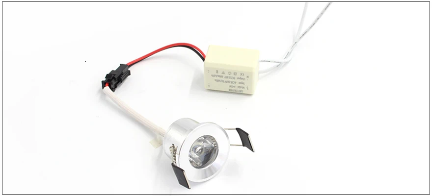 Светодиодный IARY 10 шт./лот серебристый мини светодиодный Потолочные светильники, потолочные встраиваемые светильники 110 V-220 V 1,5 Вт 27 мм ширина 1 дюйм, выреза для осветительных приборов