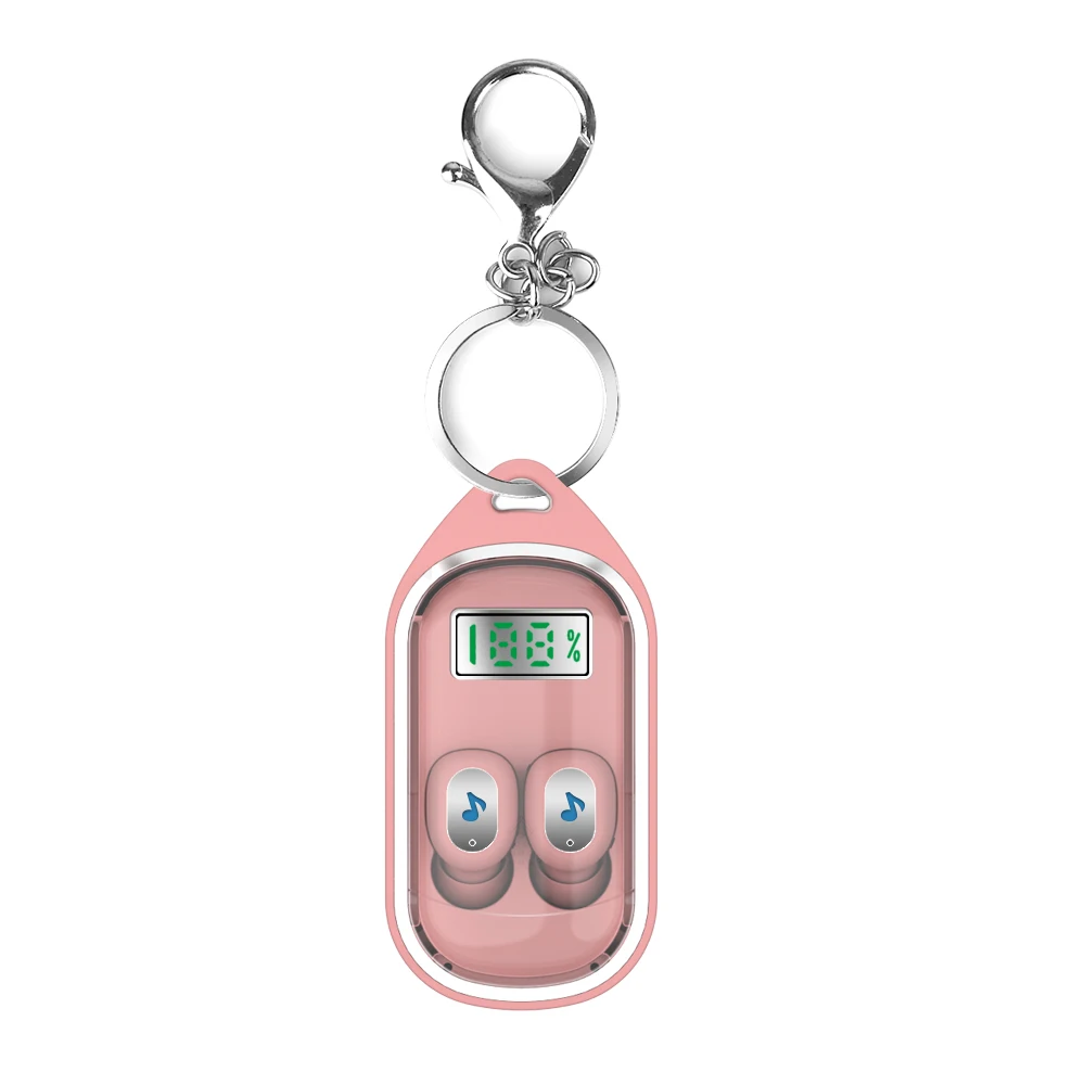 Pink JINSERTA TWS Bluetooth 5,0 наушники IPX5 Водонепроницаемый стерео гарнитура Смарт шумоподавление сабвуфер музыкальный плеер громкой связи - Цвет: Pink