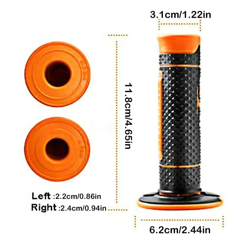 Motorcycle Rubber Gel Handlebar Grips for Duke 125/200/390 Griffe Gummigriff Rubber Hand Grips Fun Dirt Bike Grips