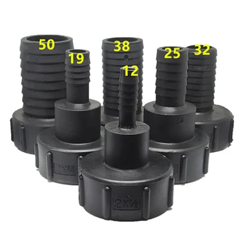 

High Quality 1 PC Black IBC Tote Tank Valve Adapter 2.36IN Coarse Thread Adapter Barrel Accessory