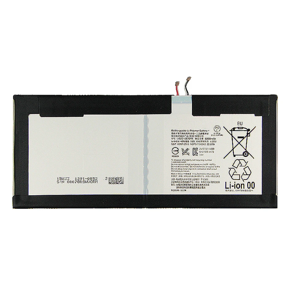 Сменная батарея для планшета LIS2210ERPX LIS2210ERPC для SONY Xperia Z4 Tablet Ultra SGP771 SGP712, подлинный Аккумулятор 6000 мАч