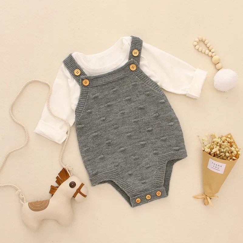 Summer Infant Baby Girls Sleeveless Rompers Kids Boys Solid Bodysuit Jumpsuit Newborn Clothes