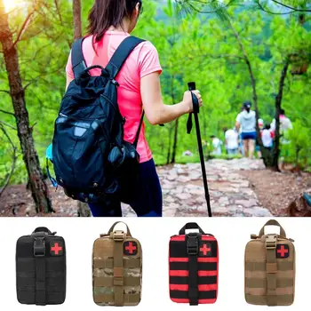 Hunting Survival First Aid Bag Military EDC Pack Molle Tactical Outdoor SOS Pouch Army Medical Backpack for Camping Hiking Trave 6