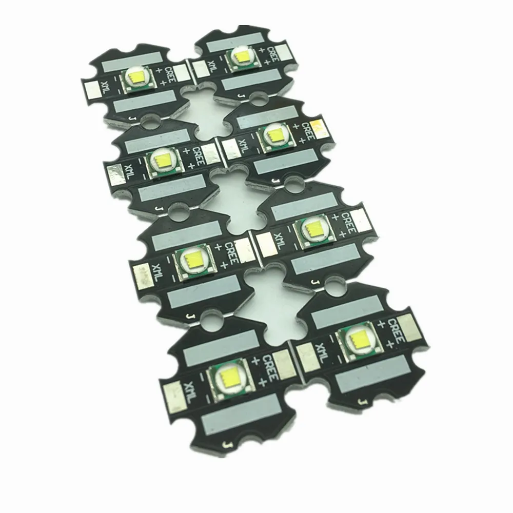 10 шт. Cree XLamp XML U2 10 Вт светодиодный излучатель холодный белый 6500 к цвет+ 20 мм Звезда база PCB