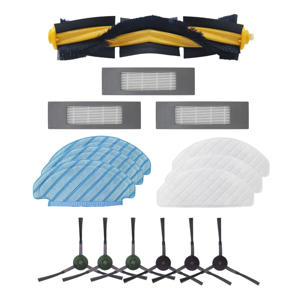 Main / Side Brush For ECOVACS DEEBOT OZMO T8 / T8 AIVI Robot Vacuum Cleaner Dust Bag Filter Disposable Mop Cloth Accessories Main / Side Brush For ECOVACS DEEBOT OZMO T8 / T8 AIVI Robot Vacuum Cleaner Dust Bag Filter Disposable Mop Cloth Accessories
