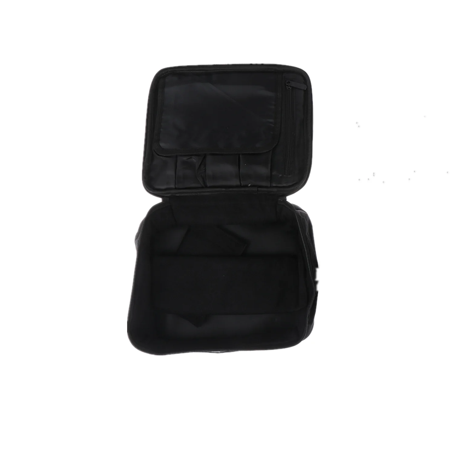 black Insert bag Professional Cosmetic Bag Large Make-Up Bag Case Box Cosmetic Storage Bag Organizer Disassemble Partition For Girl Wemen Travel - Color: black Insert bag