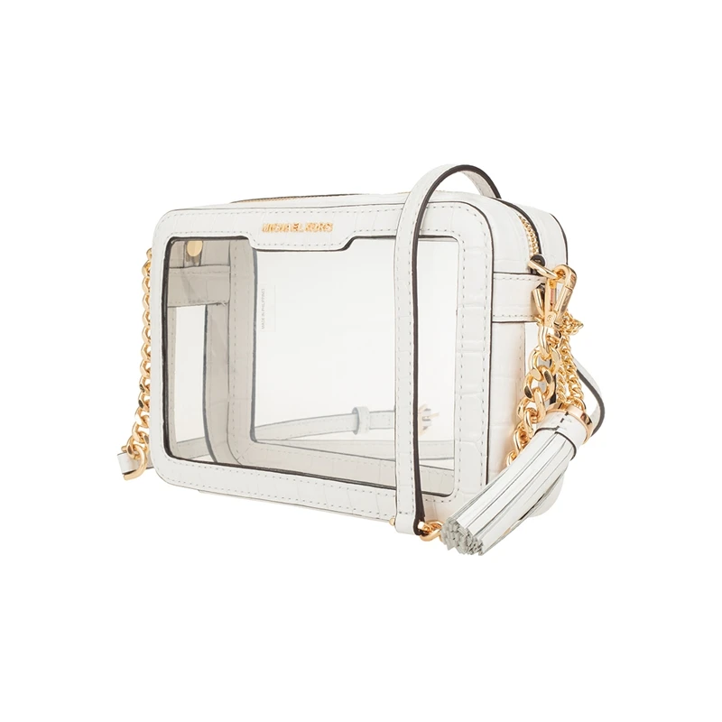 michael michael kors clear camera medium bag
