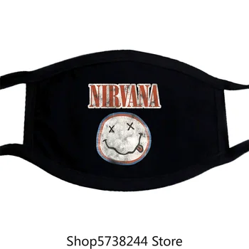 

Amplified Nirvana Colours Men'S Charcoal Mask Washable Reusable Mask for Unisex Black