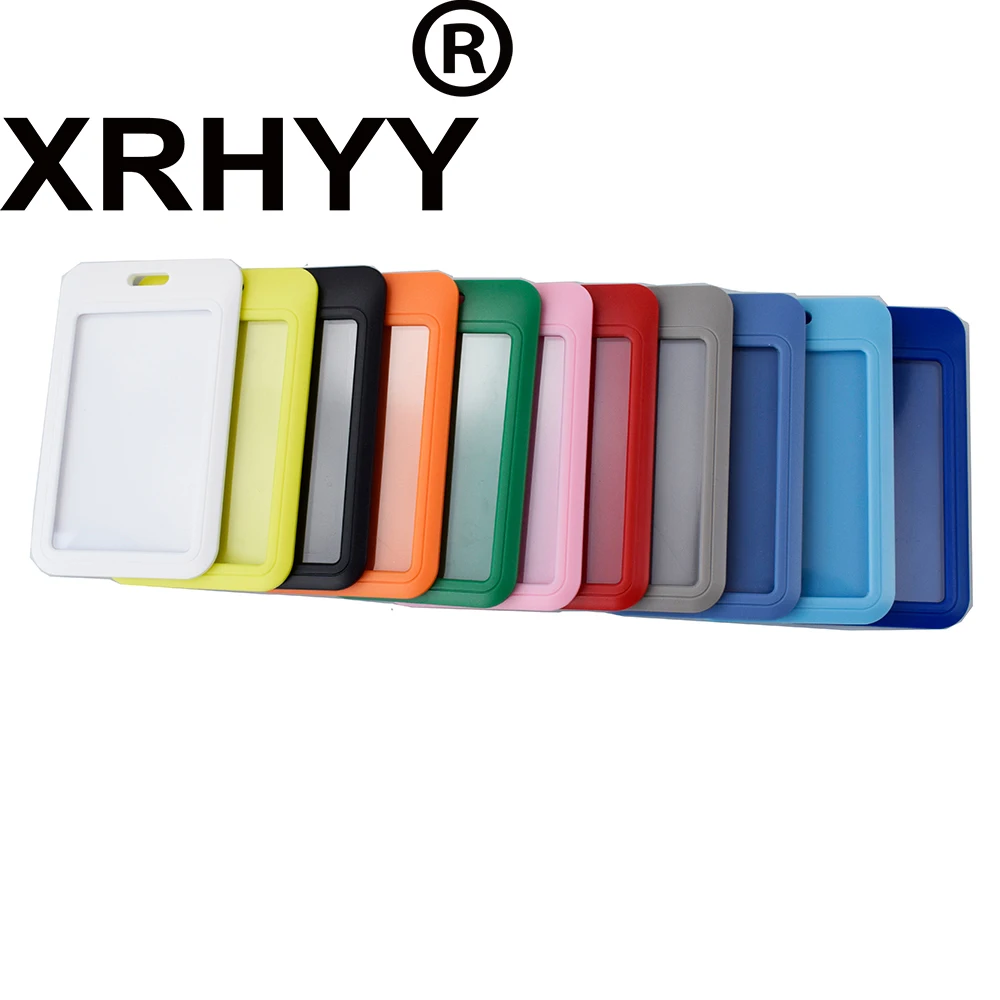 Бейдж пластиковый водонепроницаемый вертикальный для школы и офиса 5 шт. |