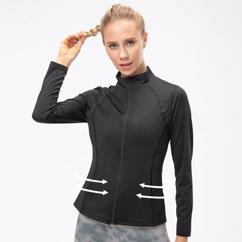 Gym running jacket for women womens clothing jackets & hoodies