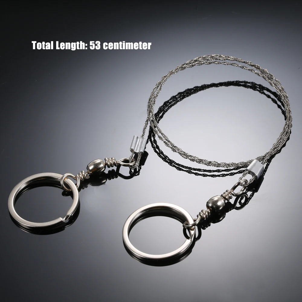 Outdoor Emergency Equipment Survival Gear Tool Kit Stainless Steel Wire