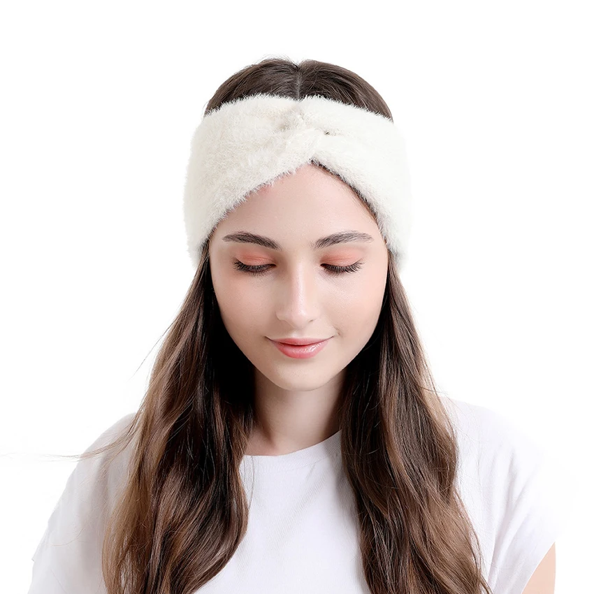 MOLANS Winter Warm Headband  Woolen Knitting Headbands Wool Knitted Elastic Headband Headwear Girls Hair Band Hair Accessories