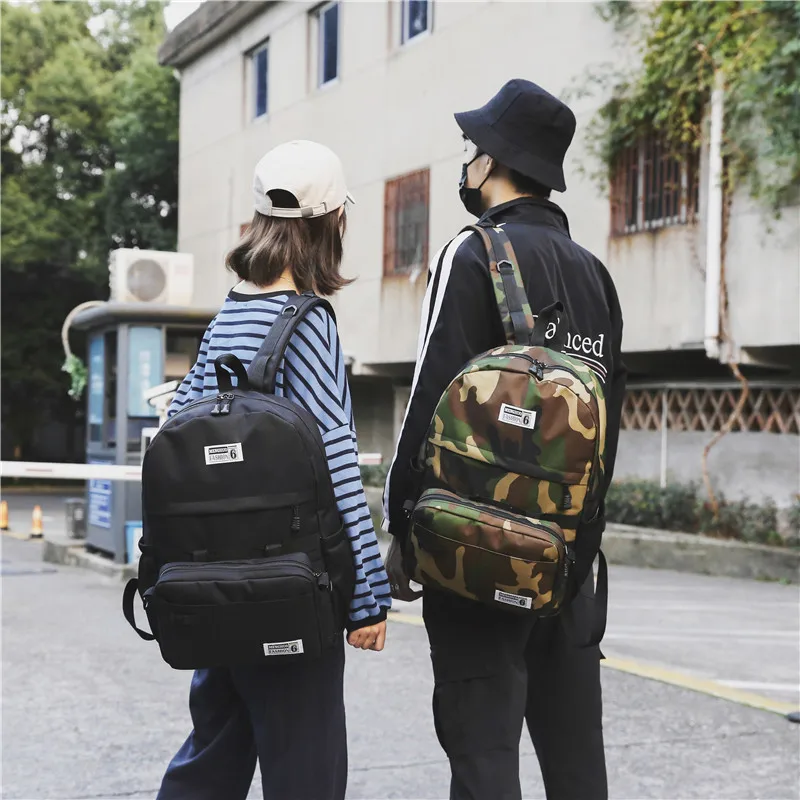 

2018 Winter New Style Korean-style Style Large-Volume Backpack Trendy Two-Piece Set Deconstructable Backpack