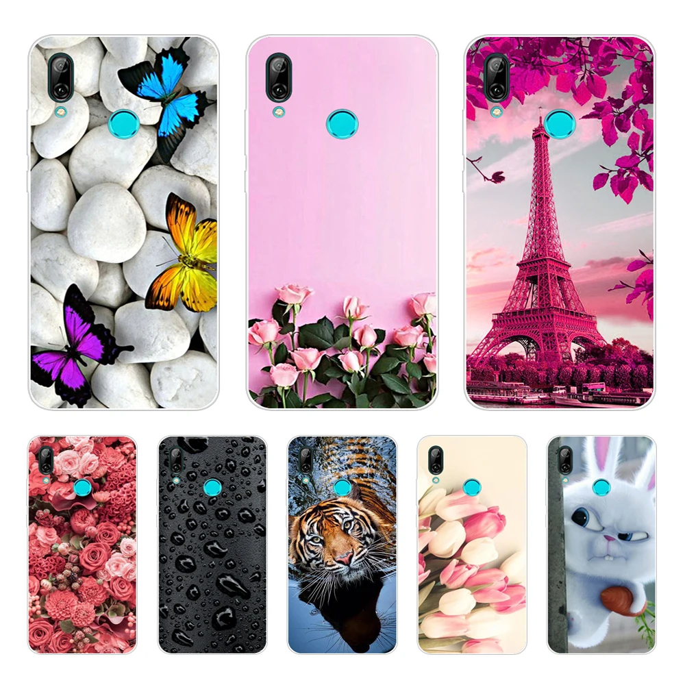 

For Huawei P Smart 2019 Case Fashion Pattern Silicon Soft cases Cover For Huawei P Smart Case Bumper For Huawei P Smart 2019