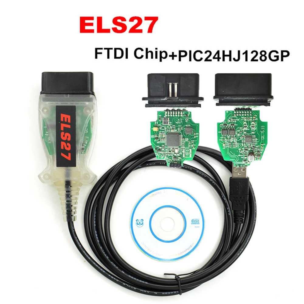 ELS27 FORScan PIC24HJ128GP+ FTDI микрочип ForF-ord форма-azda разработан работа над ELM327 и J2534 ELS 27