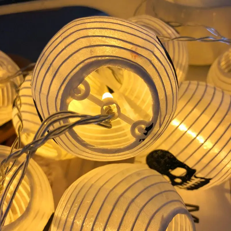 10LED Хэллоуин светящийся фонарь выдвижной ручной фонарь Таро карнавальный костюм зомби сцена композиция декоративная светящаяся гирлянда