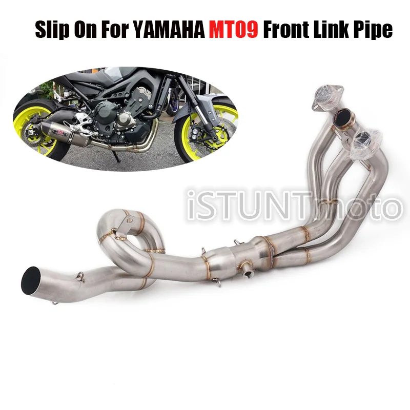 

Slip On For Yamaha MT07 09 MT09 Motorcycle Exhaust Full System Escape Modified Muffler Front Middle Link Pipe Connection Tube