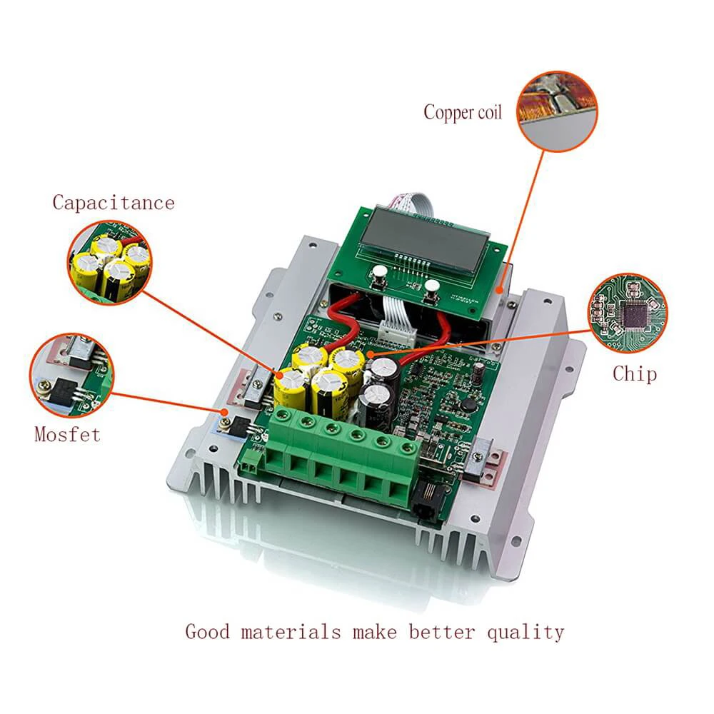 

30A Solar Controller MPPT Charging Controller Mobile Phone LCD display