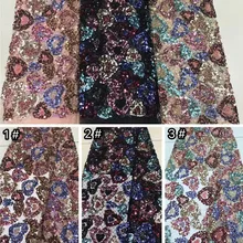 Африканская кружевная ткань высокое качество кружева 3d бисер кружевная вуаль блестки кружевная ткань Вышивка Вечерние африканские кружевные ткани dentelle