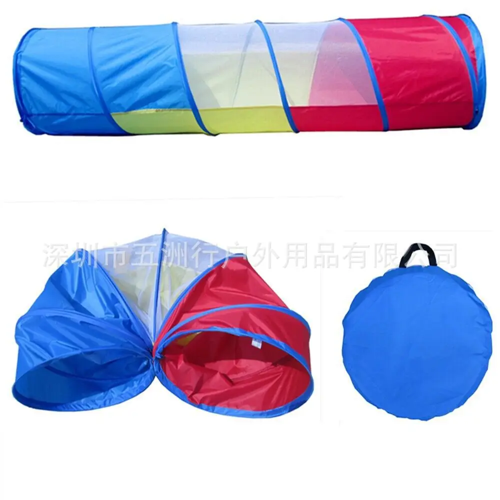 Детский туннель pa xing tong, 48X180 см, оборудование для детей, Круглый туннель для детей раннего возраста, образовательный сенсорный Инте