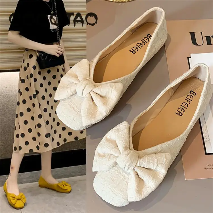 

In The Early Autumn Of 2019, The New Net Red Fashion Shoes Are All-match Korean Super Soft And Comfortable Flat Shoes24